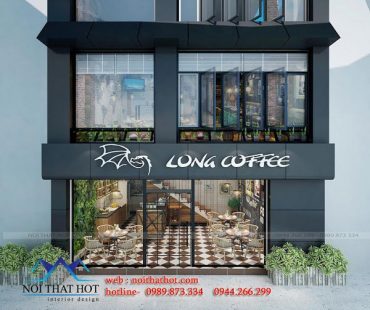 Thiết kế quán cafe Long Coffee 70m2
