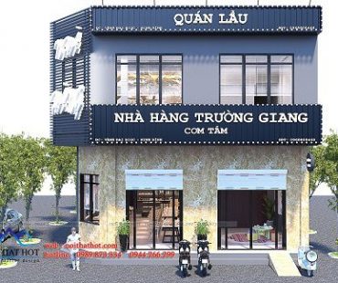 Thiết kế nhà hàng lẩu nướng Trường Giang – Ninh Bình