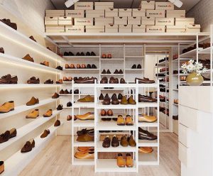 Thiết kế cửa hàng giày dép diện tích nhỏ Kat Shoes