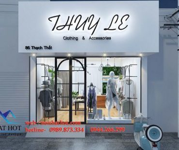 Thiết kế shop quần áo và phụ kiện thời trang Thuy L3