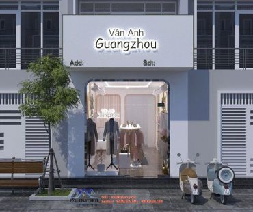 Thiết kế shop thời trang nữ Vân Anh Guang Zhou 30m2