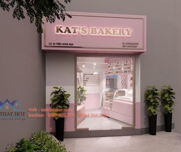 Thiết kế cửa hàng bánh ngọt Kat’s Bakery