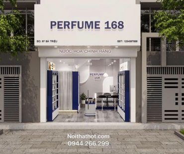 Thiết kế shop nước hoa Perfume 168 – anh Thanh