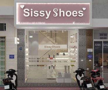 Thiết kế shop giày nữ nhỏ 12m2 Sissy – 131 Trần Phú