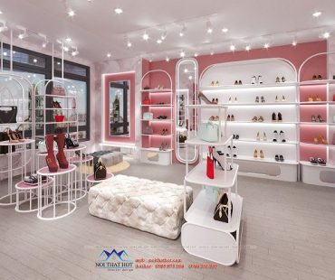 Thiết kế shop giày túi Hudie – Tầng 3 số 462 Nguyễn Trãi