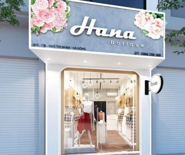 Shop thời trang nữ Hana phong cách bánh bèo