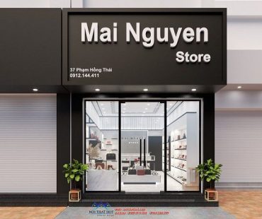 Shop giày dép túi xách Mai Nguyễn trẻ trung, hiện đại