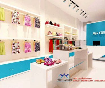 Thiết kế cửa hàng thời trang trẻ em M&H KIDS 40m2