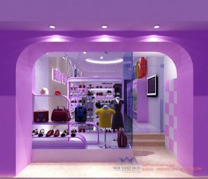thiết kế cửa hàng thời trang nữ