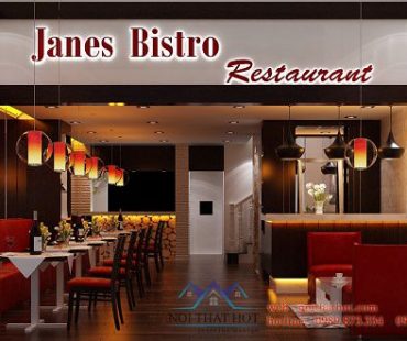 Thiết kế nhà hàng Janes Bistro – 67m2 – anh Mạnh