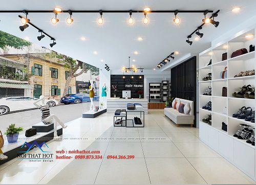 Thiết kế shop thời trang Dupndenis Kim Mã