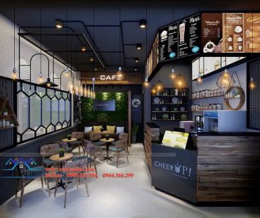 Thiết kế quán cafe Cánh Diều – Hà Đông