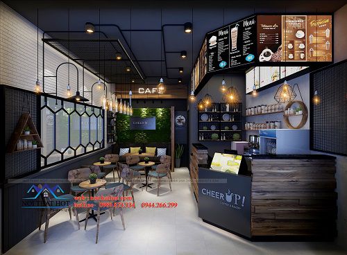Thiết kế quán cafe Cánh Diều – Hà Đông