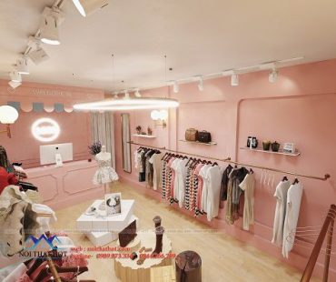 Thiết kế shop thời trang Pink