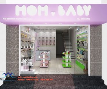 Thiết kế shop thời trang trẻ em Mom & Baby