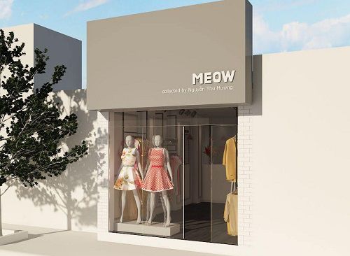 Thiết kế shop thời trang nữ diện tích nhỏ Meow – 488 Bạch Mai