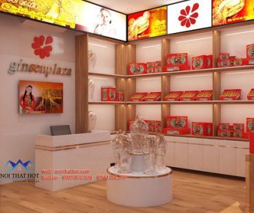 Thiết kế cửa hàng sâm Ginsenplaza.com – 83 Yên Lãng