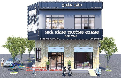Thiết kế nhà hàng lẩu nướng Trường Giang – Ninh Bình