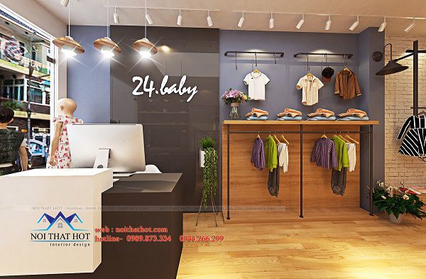Thiết kế shop thời trang trẻ em 24.baby – Sơn Tây