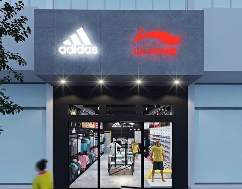 Thiết kế shop thời trang Adidas Li-ning tại Ba Vì