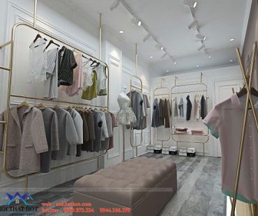Thiết kế shop thời trang online 25m2 – số 15 Đường Thành