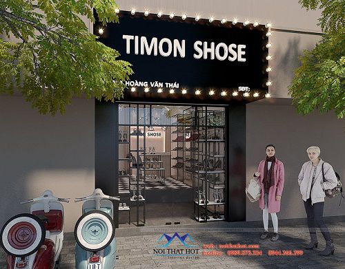 Thiết kế shop giày dép nữ Timon Shoes 289 Hoàng Văn Thái