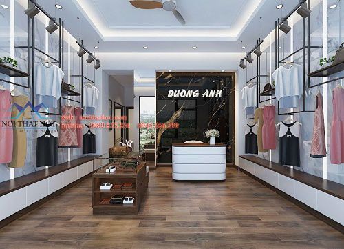 Thiết kê shop quần áo nữ diện tích nhỏ Dương Anh