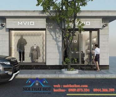 Thiết kế shop thời trang nam sang trọng MVIO