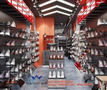 Thiết kế shop giày sneaker 24 Hoàng Hoa Thám