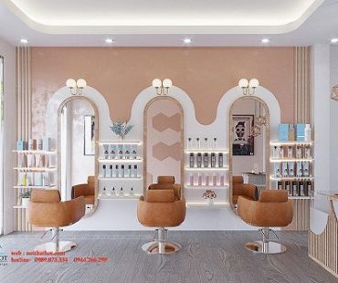 Thiết kế salon tóc Cường Đặng tại Cát Linh – Hà Nội