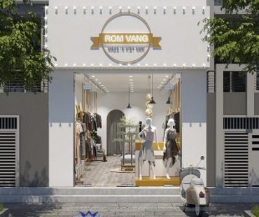 Thiết kế shop thời trang 40m2 Rơm vàng – Hà Nội
