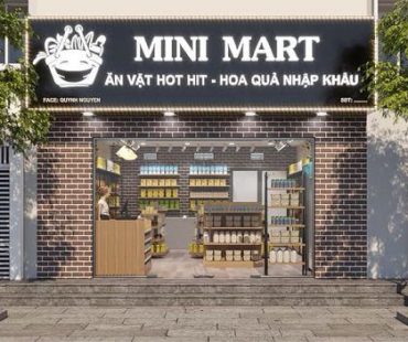 Thiết kế shop tạp hóa nhập khẩu Mini Mart – Ninh Hiệp