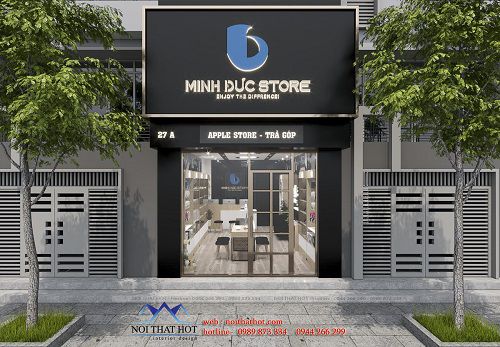 Thiết kế shop điện thoại Minh Đức Store – Hải Phòng