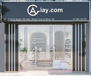 Thiết kế cửa hàng AGiay.com tại Hà Đông