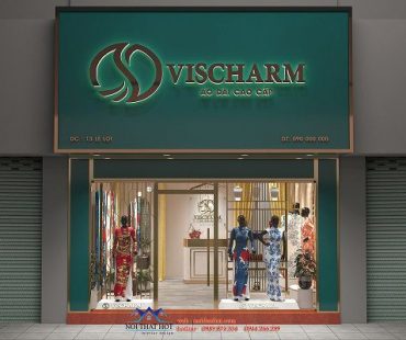 Shop áo dài Vischarm sang trọng tại Hà Đông