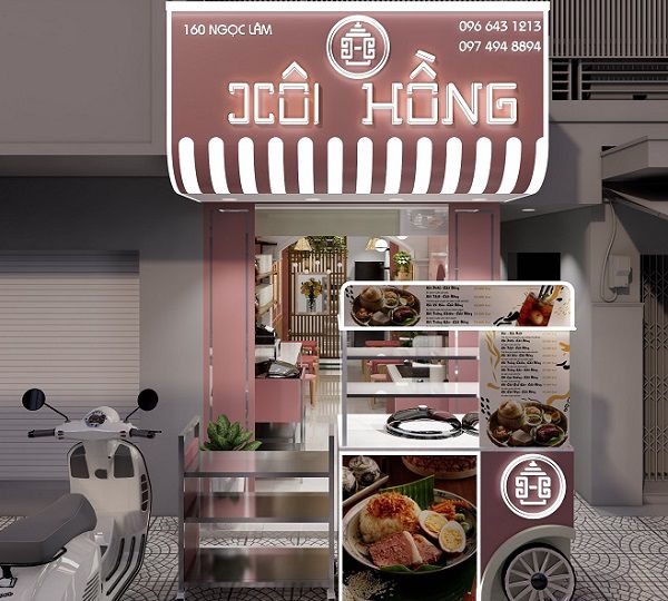 Xôi Hồng – Khi quán xôi được chuyên nghiệp hoá