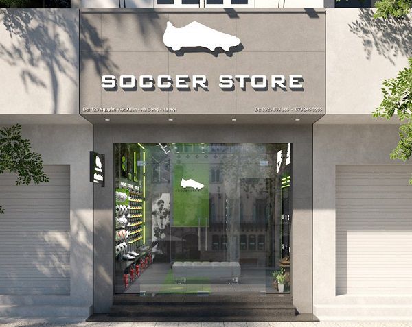 Thiết kế cửa hàng Soccer Store 129 Nguyễn Viết Xuân
