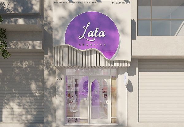 Chỉ 20m2 nhưng Lala Cosmetics nổi bật nhất phố